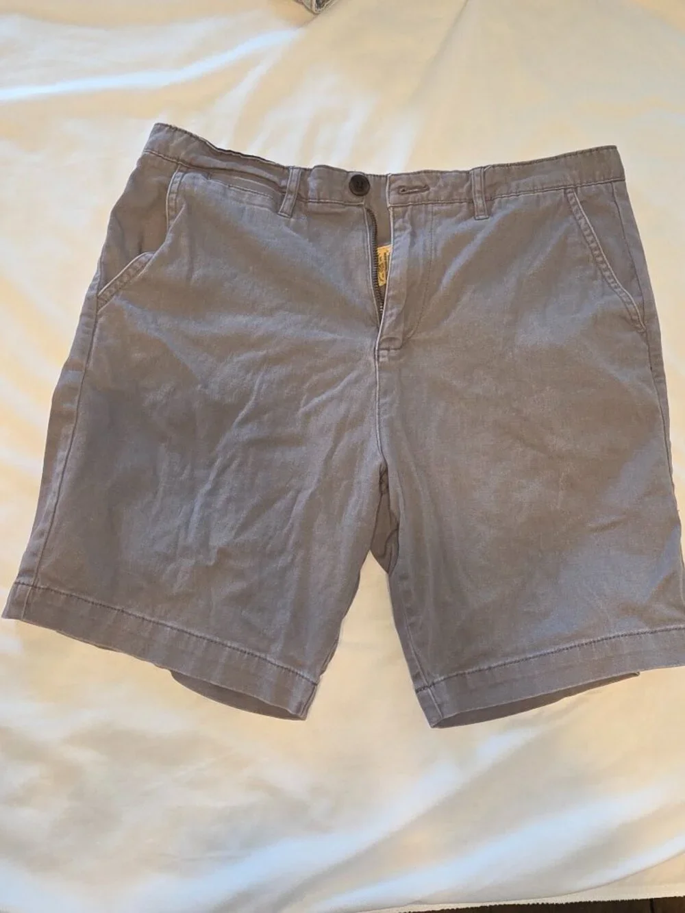 Jachs New York Gray Shorts Chinos Walking Mens Sz 32 Preppy Neutral Comfortable